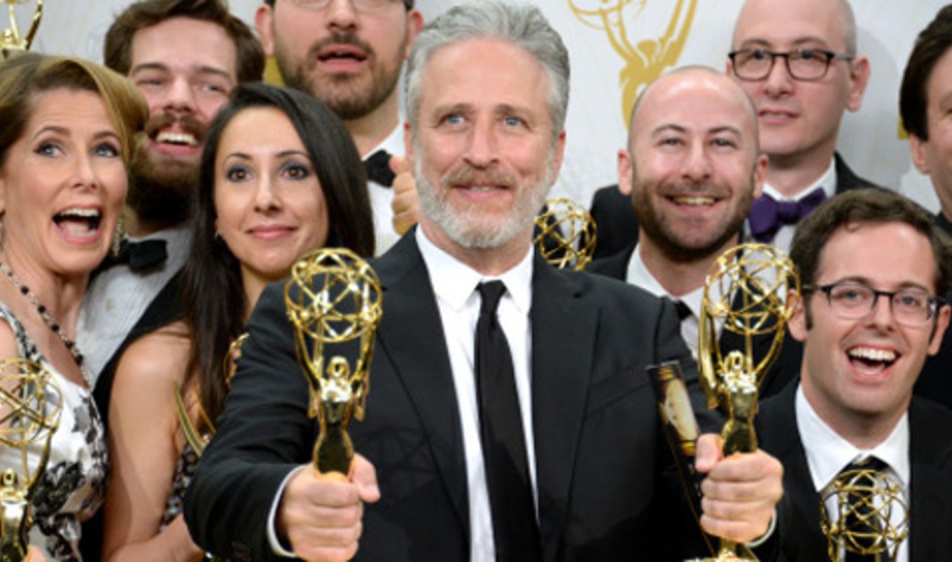 Jon Stewart Mentions Veganism During Emmy Speech