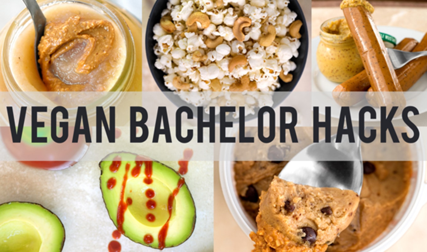 5 Vegan Bachelor Hacks