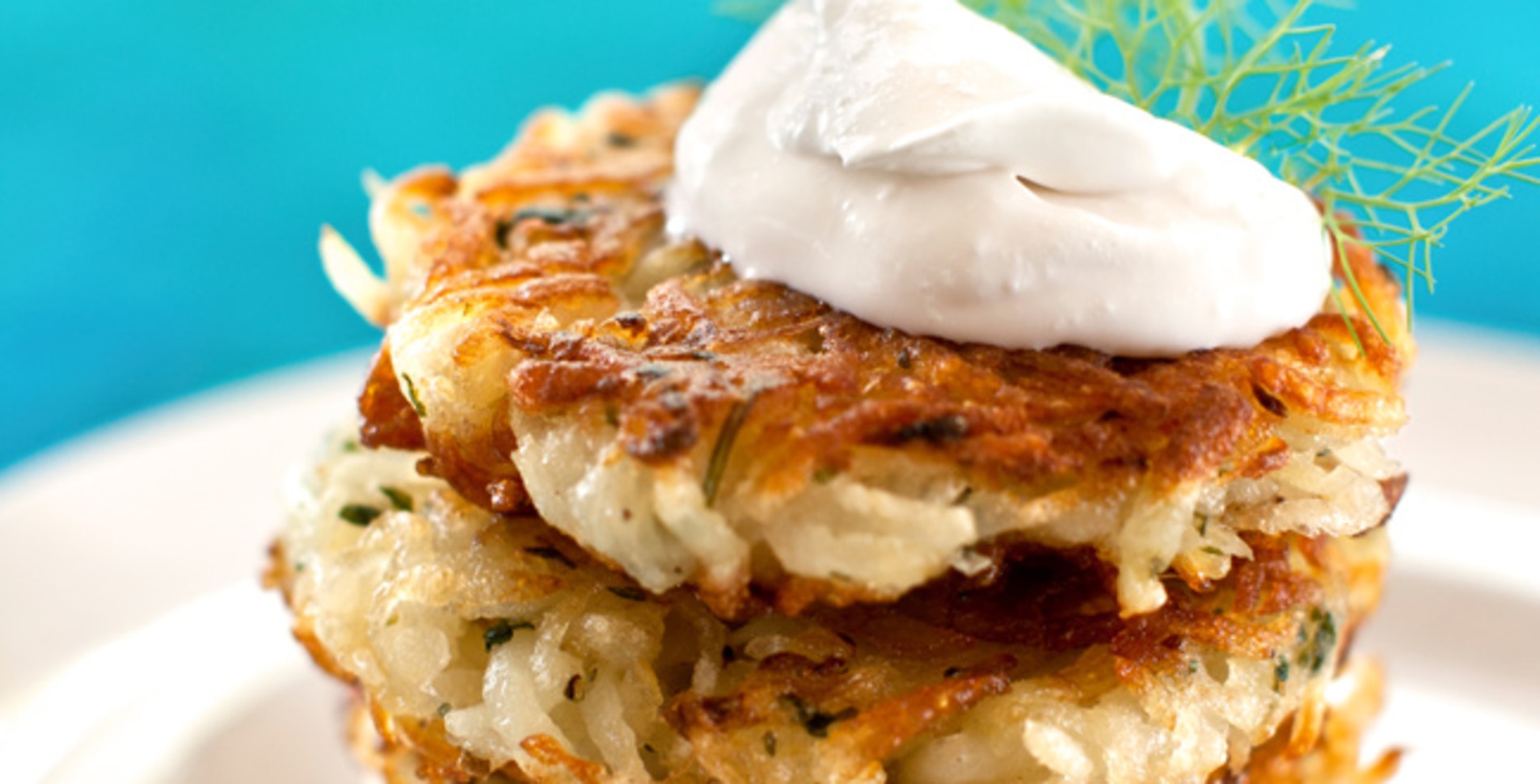 The Crispiest Vegan Potato Latkes