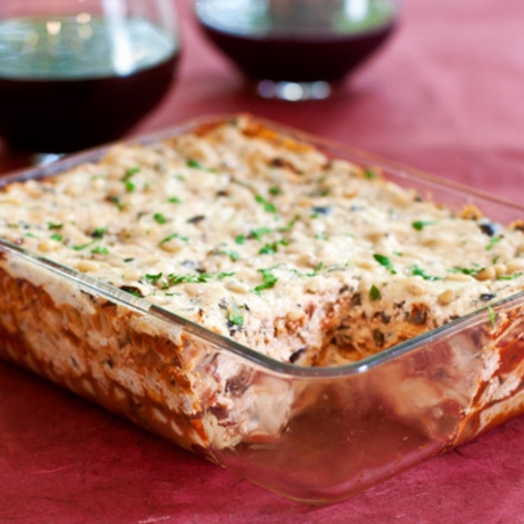 Vegan Double-Cheese Lasagna