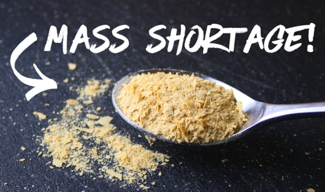 Nutritional Yeast Growers Announce Massive Shortage