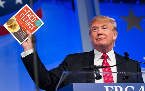 Trump Goes on Vegan Taco Cleanse; Ponders Mexico Wall
