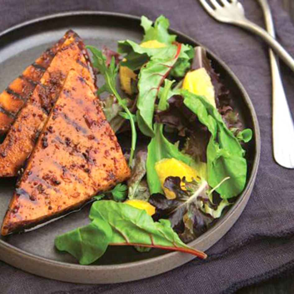 Vegan Orange and Miso-Glazed Tofu