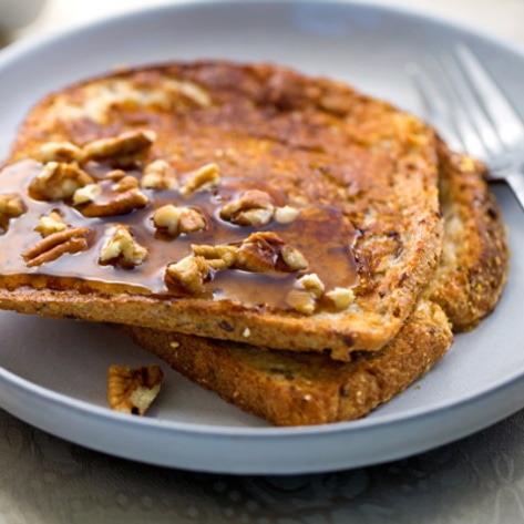 Vegan Maple-Pecan French Toast