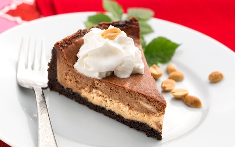 Vegan Chocolate-Peanut Butter Cheesecake