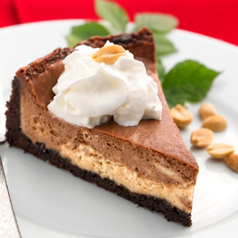 Vegan Chocolate-Peanut Butter Cheesecake