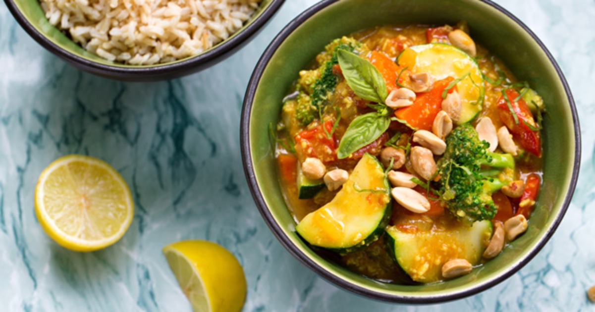 Thai Vegetable Peanut Coconut Curry | VegNews