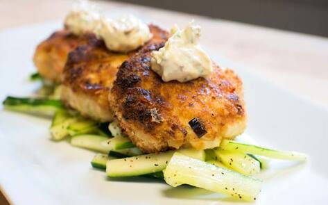 UCONN Wins Top Honors with Vegan Crab Cakes