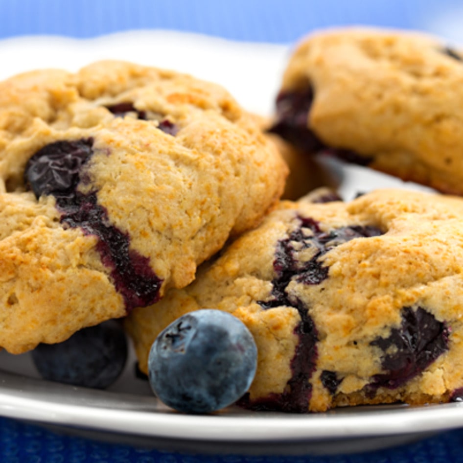 Vegan Gluten-Free Blueberry Scones