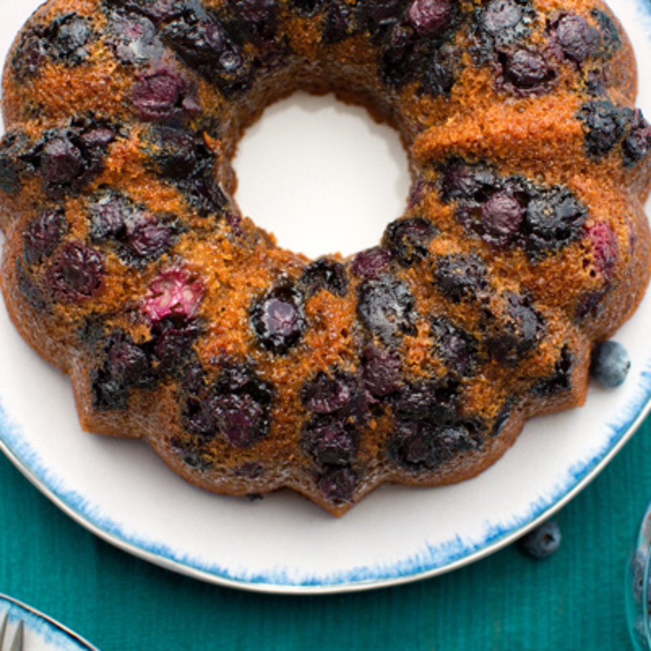 Vegan Blueberry-Orange Bundt Cake