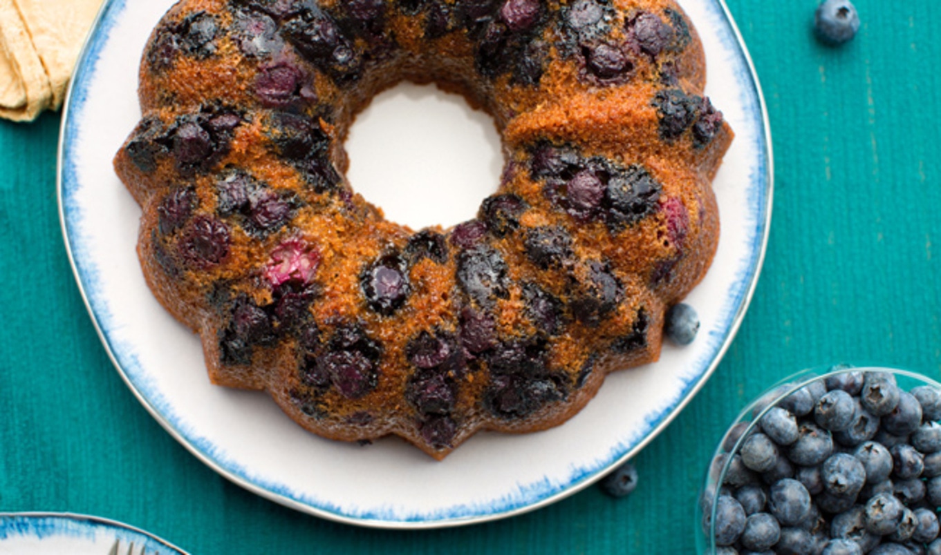 Vegan Blueberry-Orange Bundt Cake