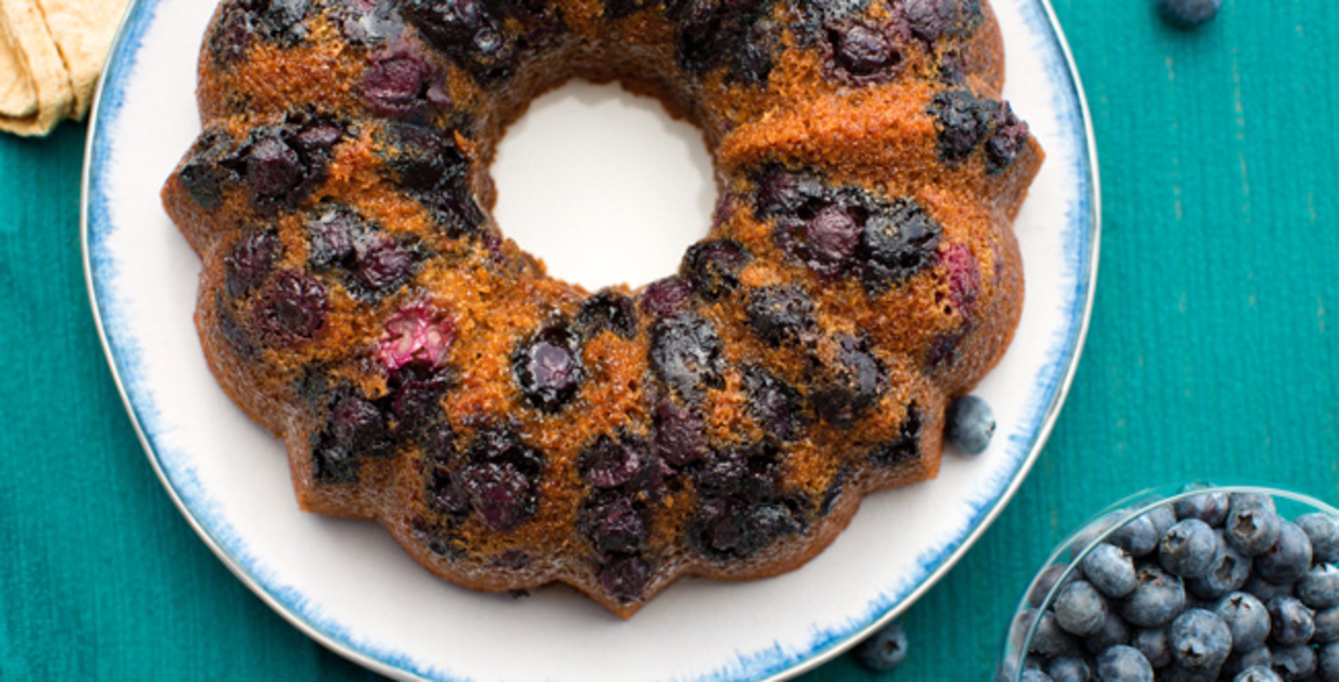 Vegan Blueberry-Orange Bundt Cake