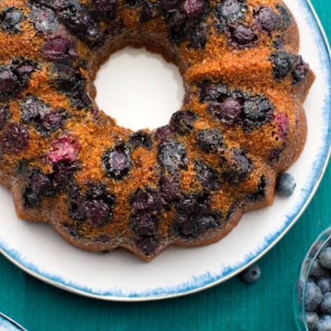 Vegan Blueberry-Orange Bundt Cake