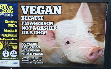 UK's First-Ever Vegan Billboards Go Up