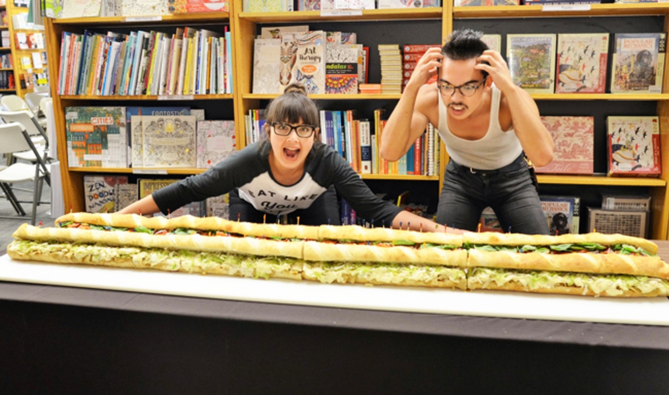 Vegan Butcher Shop Makes 6-foot Party Subs for Moby