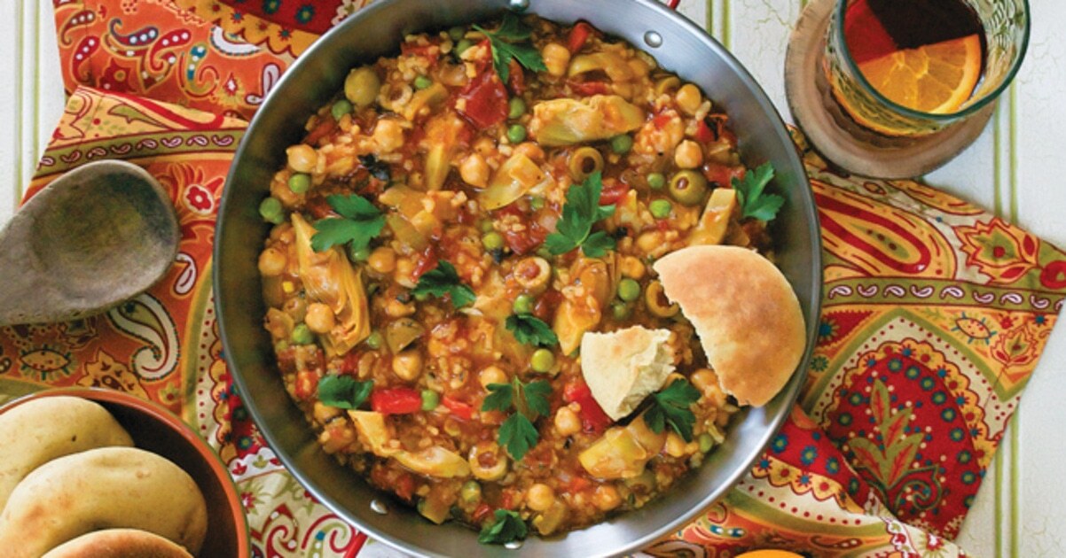 Traditional Spanish Paella Made Plant-Based | VegNews