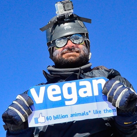 First Vegan Summits Mount Everest