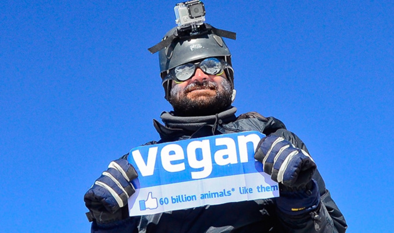 First Vegan Summits Mount Everest