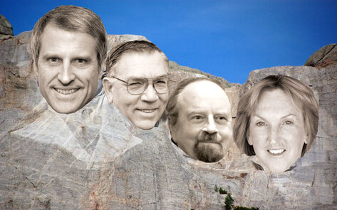 Vegan Mount Rushmore