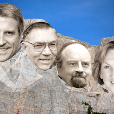 Vegan Mount Rushmore