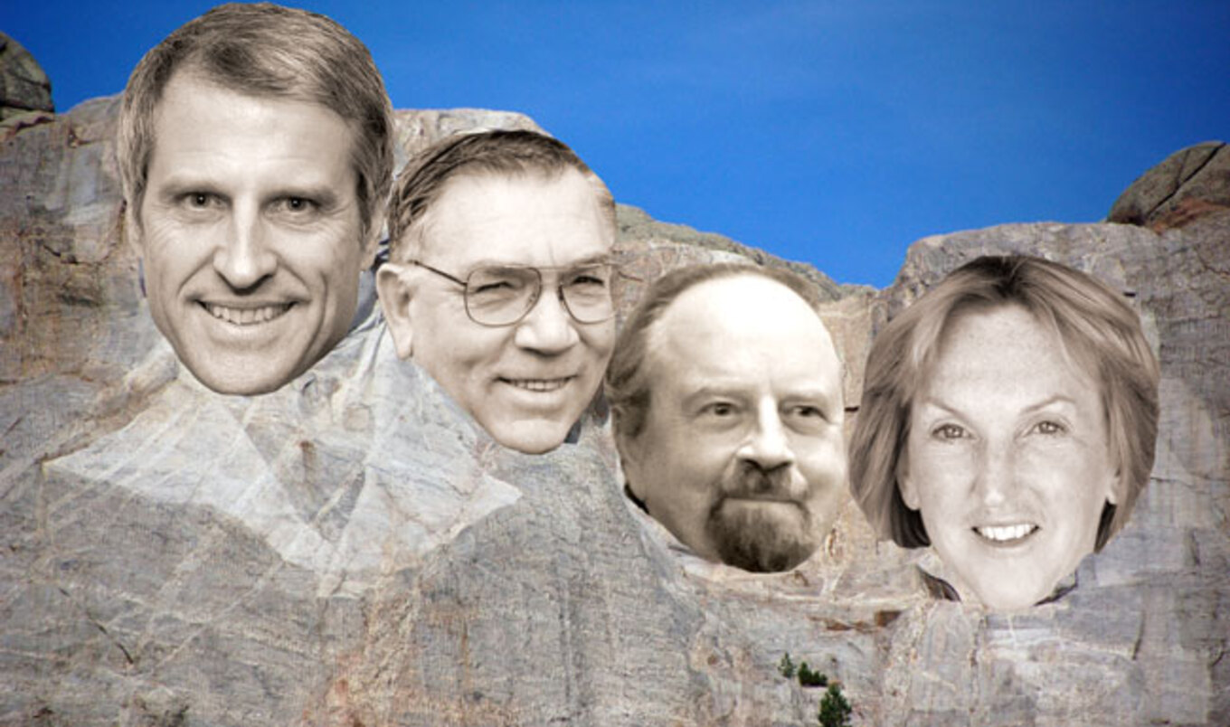 Vegan Mount Rushmore
