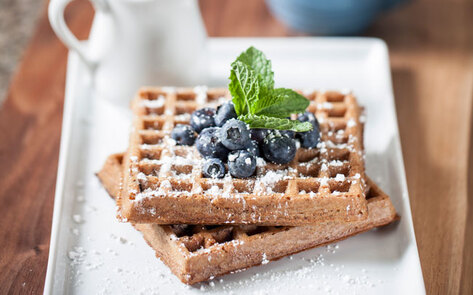 Sprouted Vegan Waffles