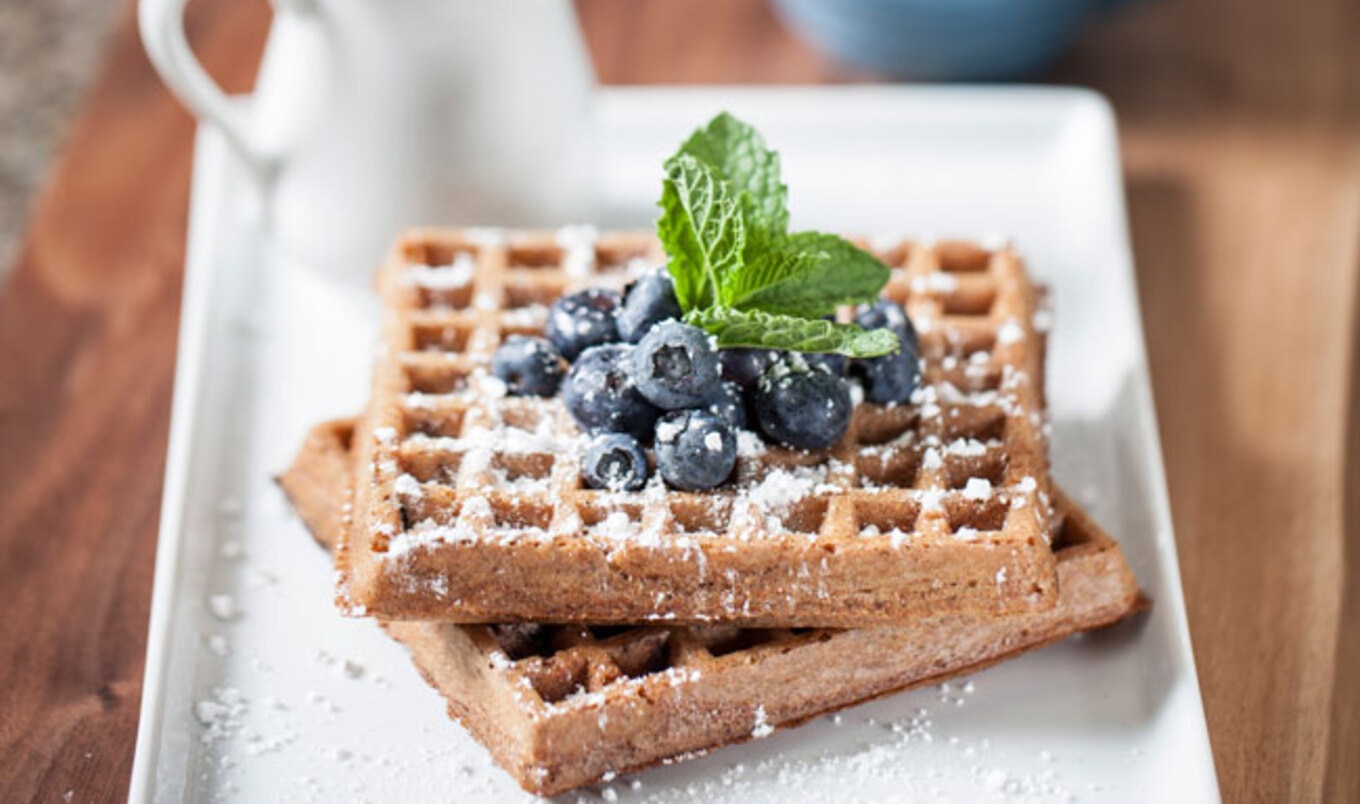 Sprouted Vegan Waffles