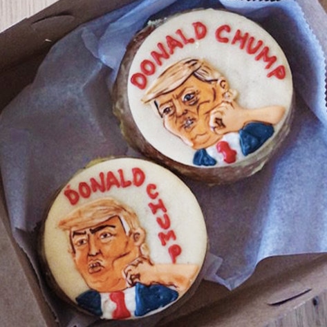 NYC Bakery Debuts Vegan "Punch Trump" Doughnuts