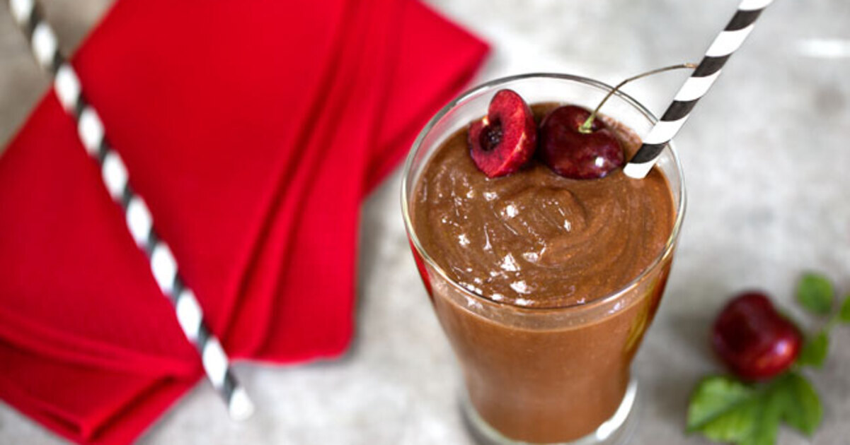 Dark Cherry Chocolaty Smoothie