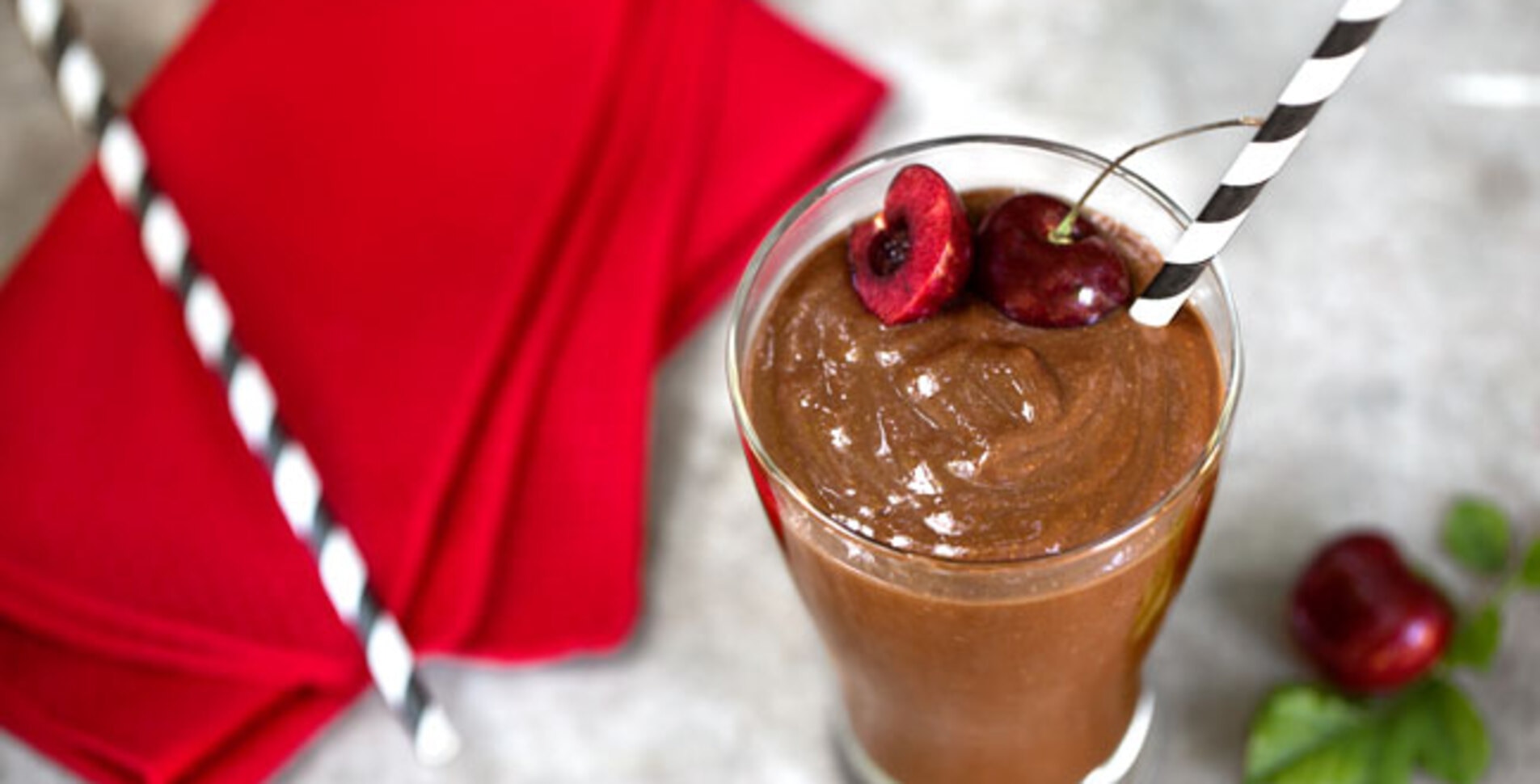 Dark Cherry Chocolaty Smoothie