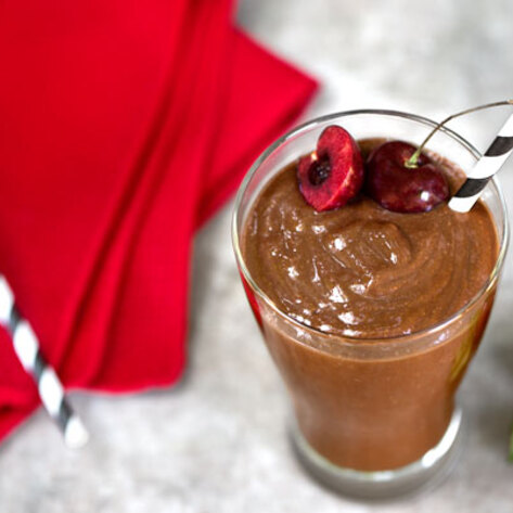 Vegan Dark Cherry Smoothie