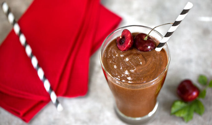 Vegan Dark Cherry Smoothie
