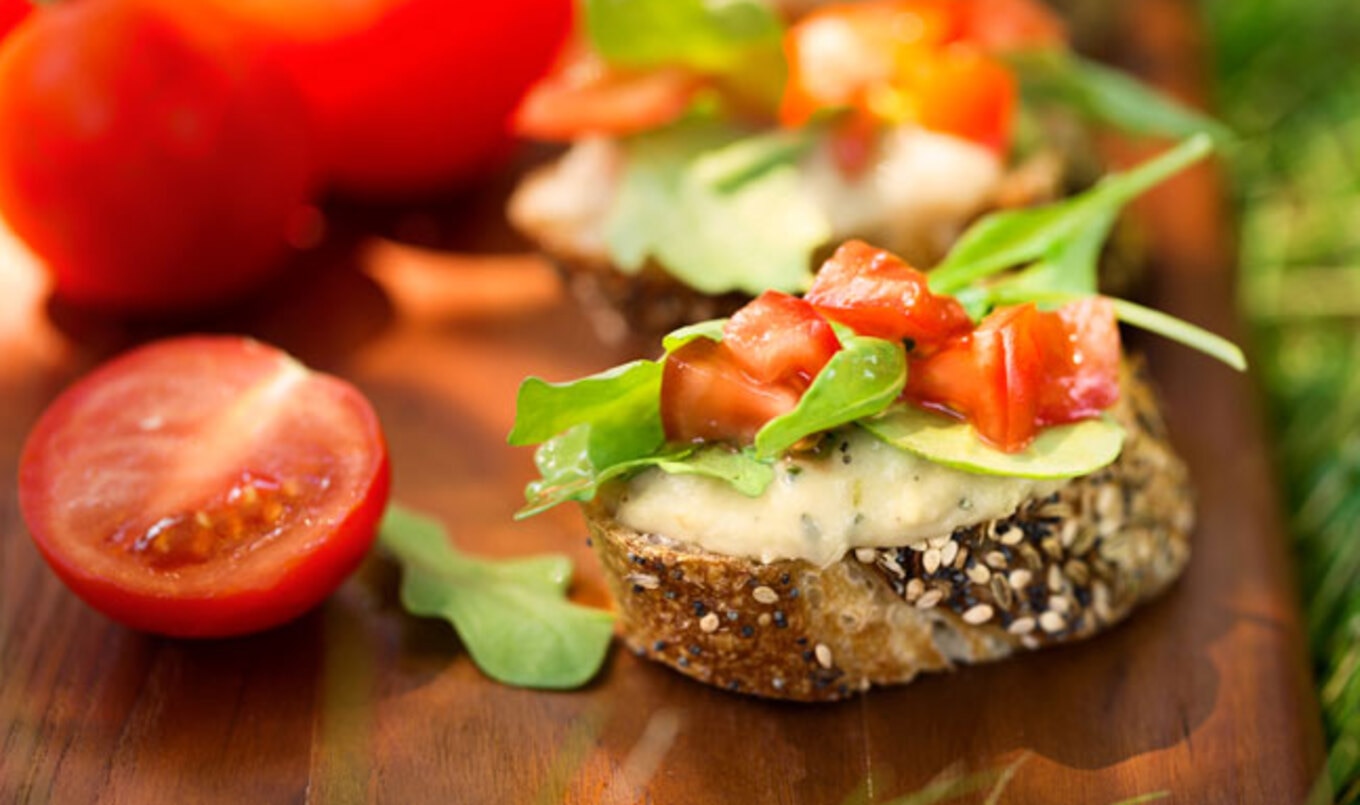 White Bean Rosemary Bruschetta