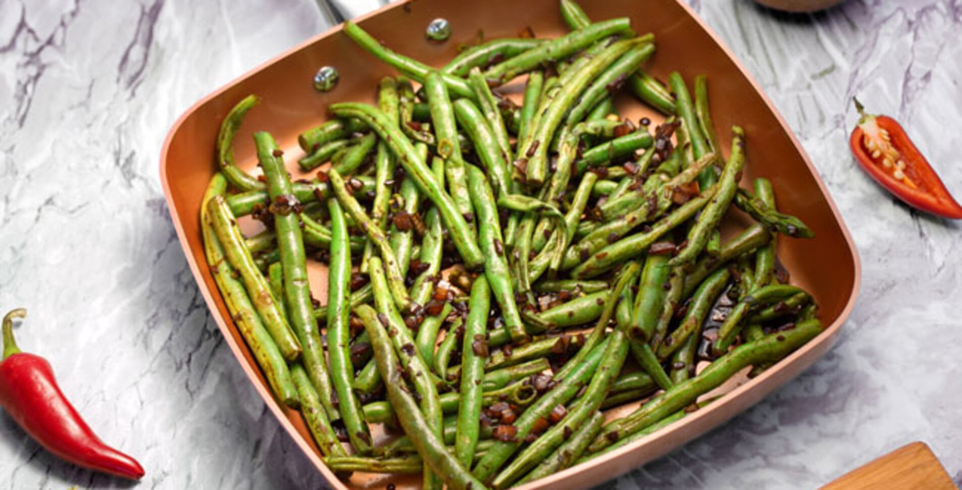 Szechwan Ginger Sautéed String Beans