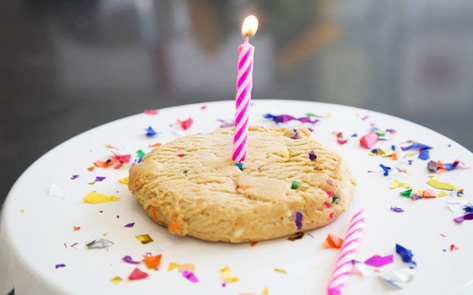 Vegan Birthday Cake Cookies