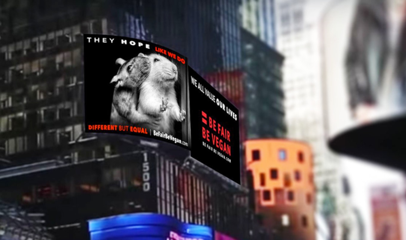 Vegan Campaign Hits Times Square