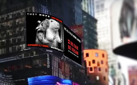 Vegan Campaign Hits Times Square