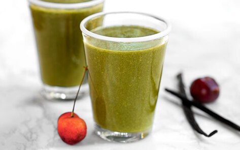 Vegan Cherry Avocado Smoothie