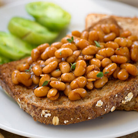 Vegan Maple Baked Beans