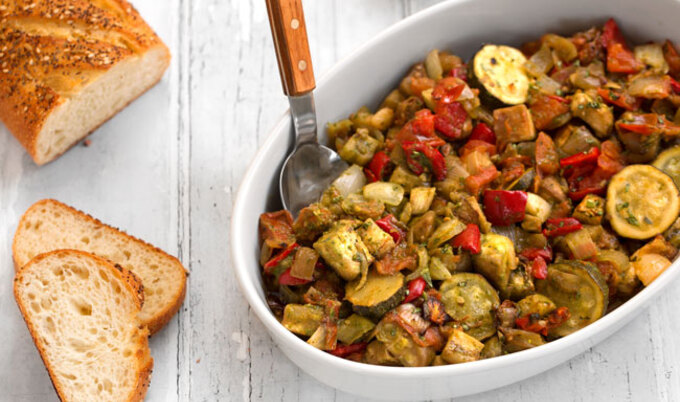 Vegan Roasted Ratatouille