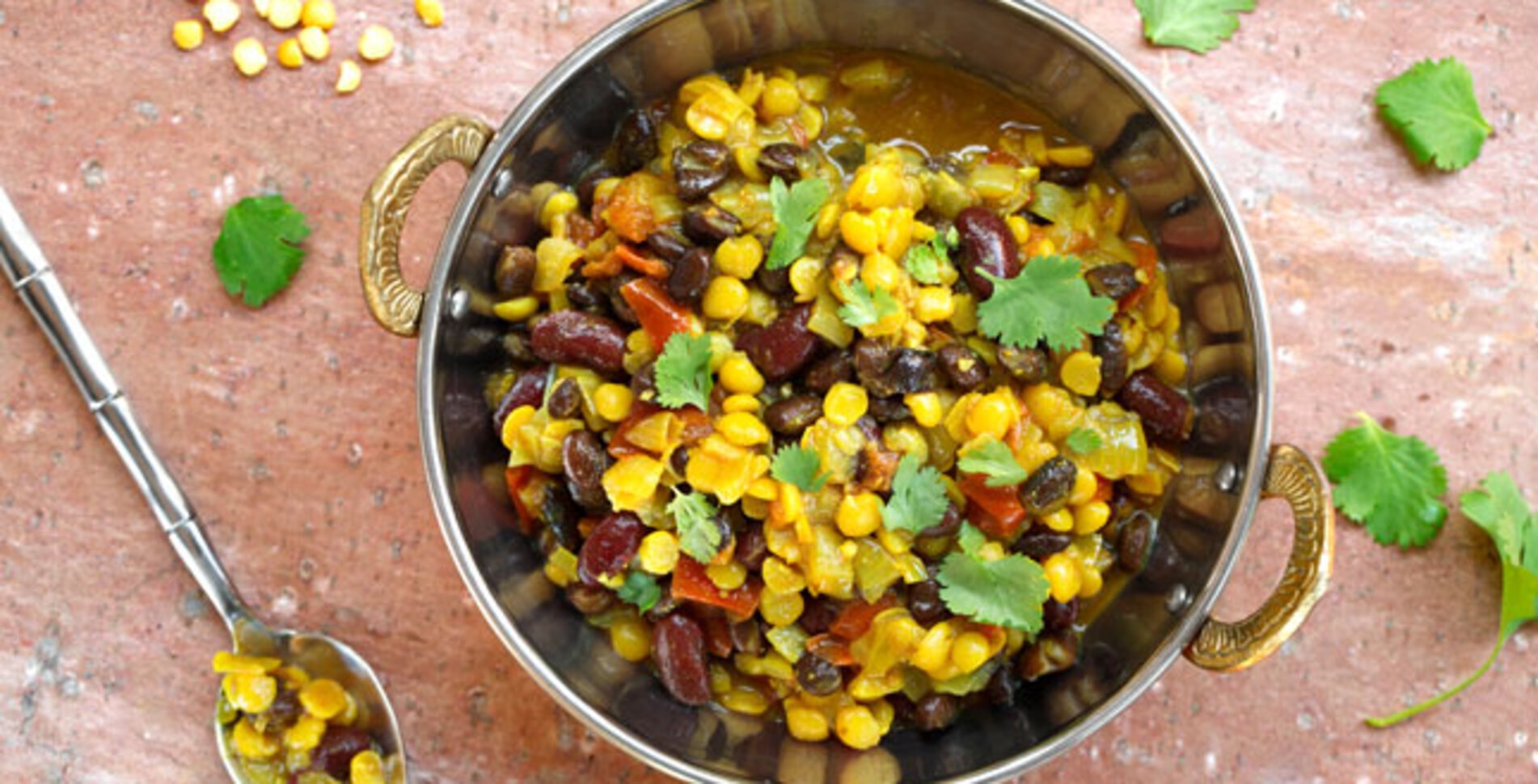 Easy Three Bean Indian Dal Soup