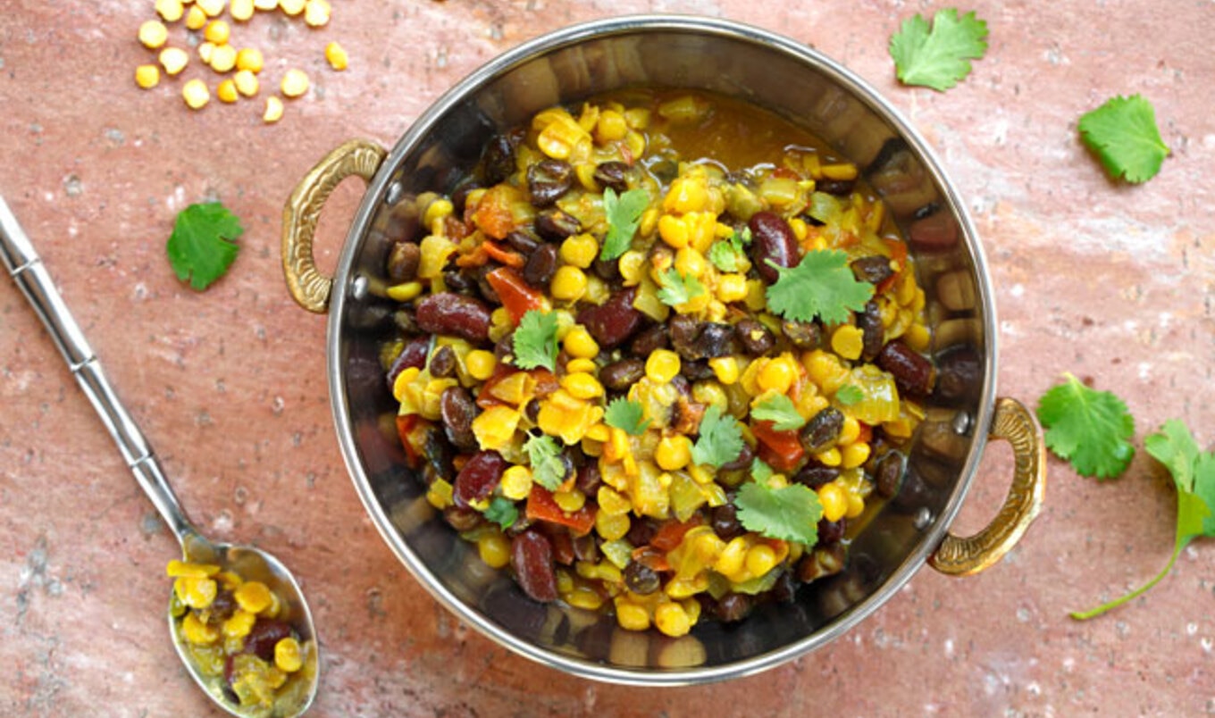 Vegan Three Bean Dal