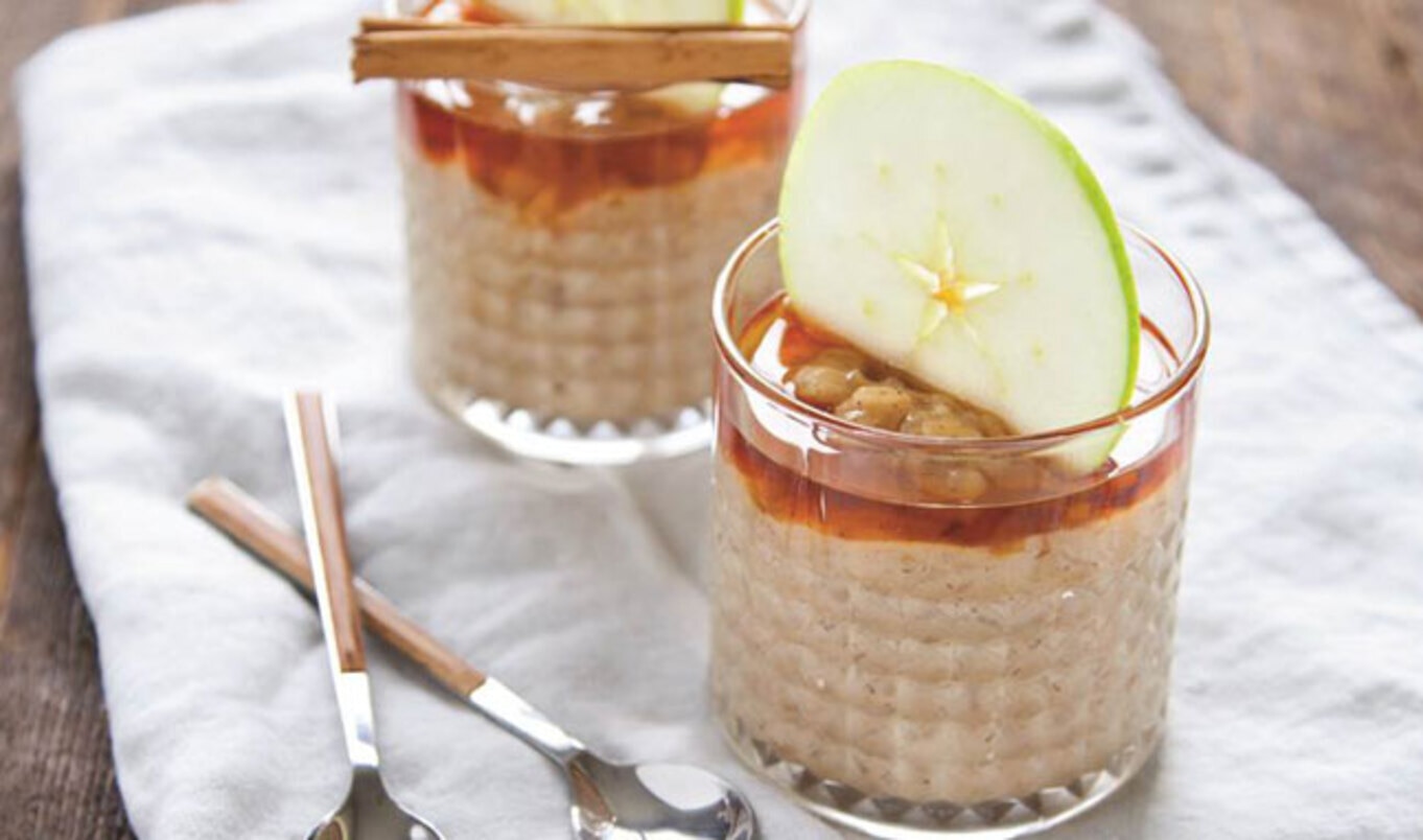 Creamy Apple Cinnamon Rice Pudding