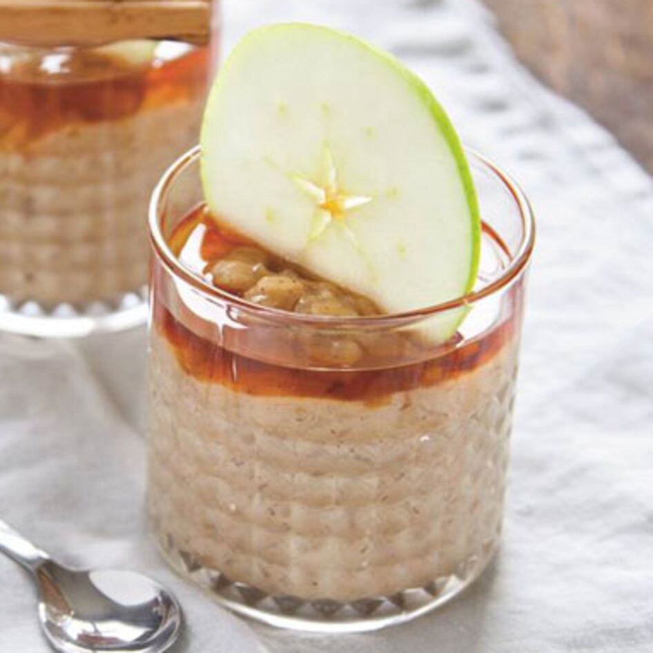 Creamy Vegan Apple-Cinnamon Rice Pudding