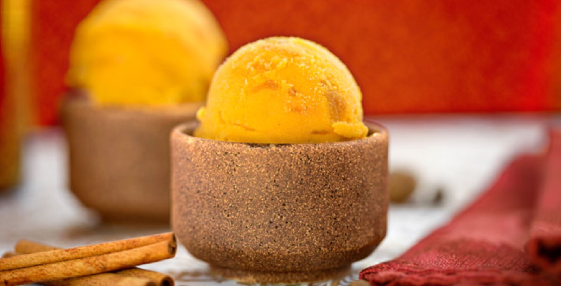 Dairy-Free Pumpkin Spice Frozen Yogurt