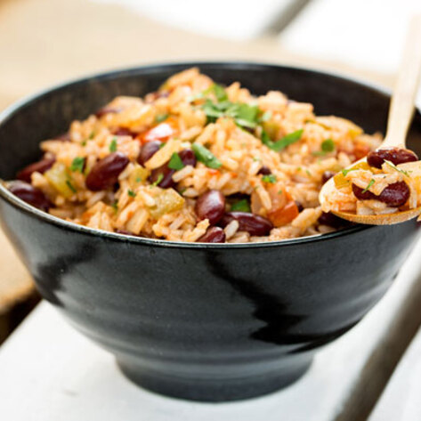 Vegan Jollof Rice & Beans