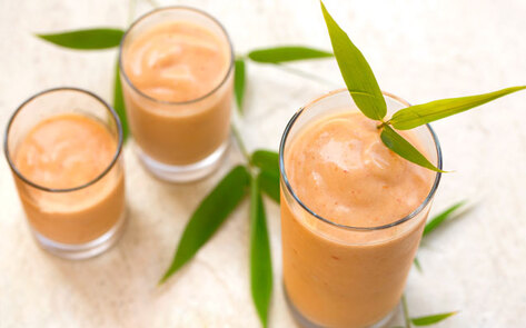 Vegan Tahitian Sunrise Tropical Smoothie