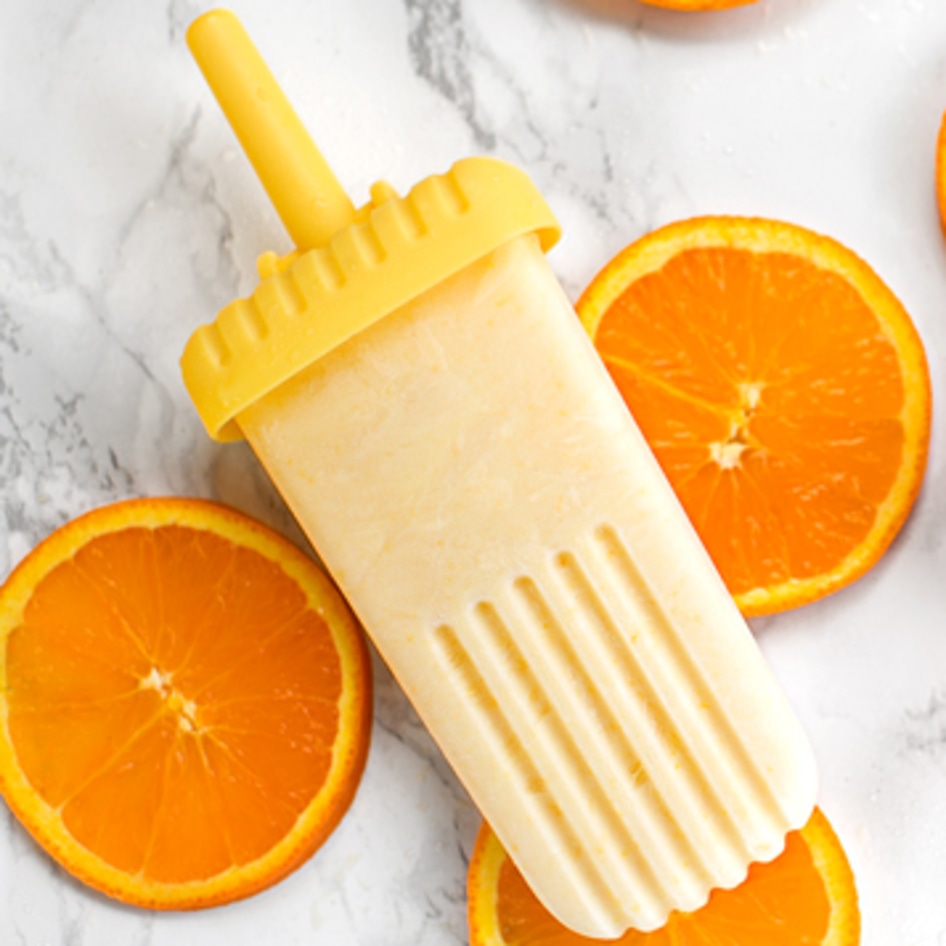 Orange Vanilla FroYo Pops