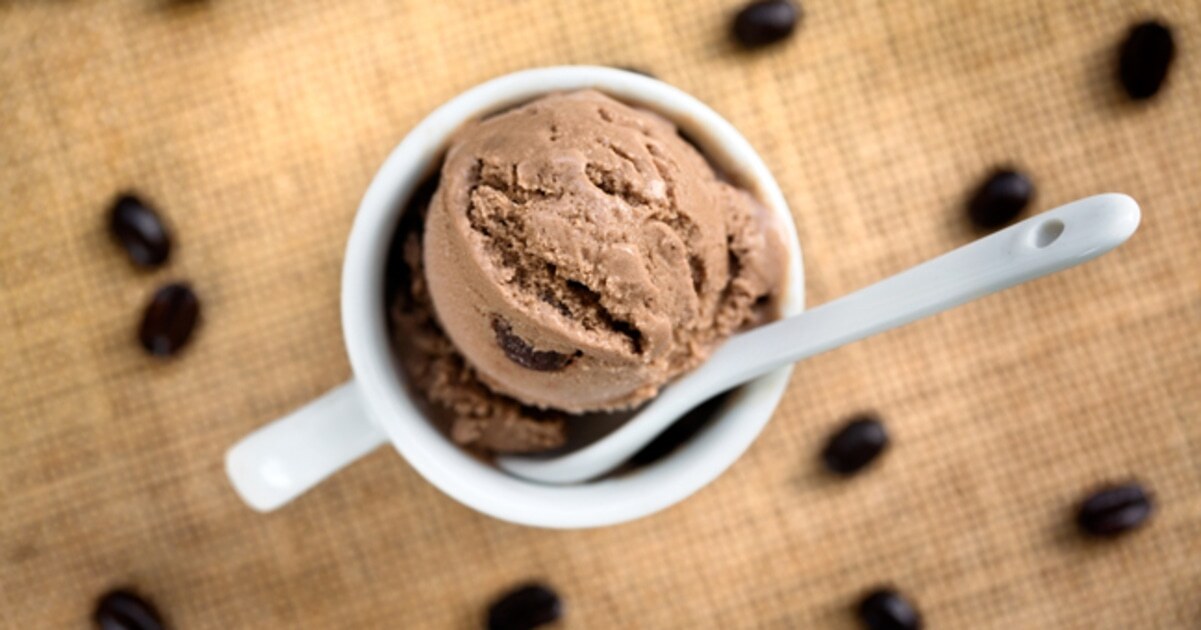 Dairy-Free Coffee Frozen Yogurt With Chocolate Chips | VegNews