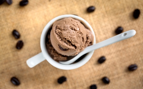 Dairy-Free Coffee Frozen Yogurt With Chocolate Chips&nbsp;